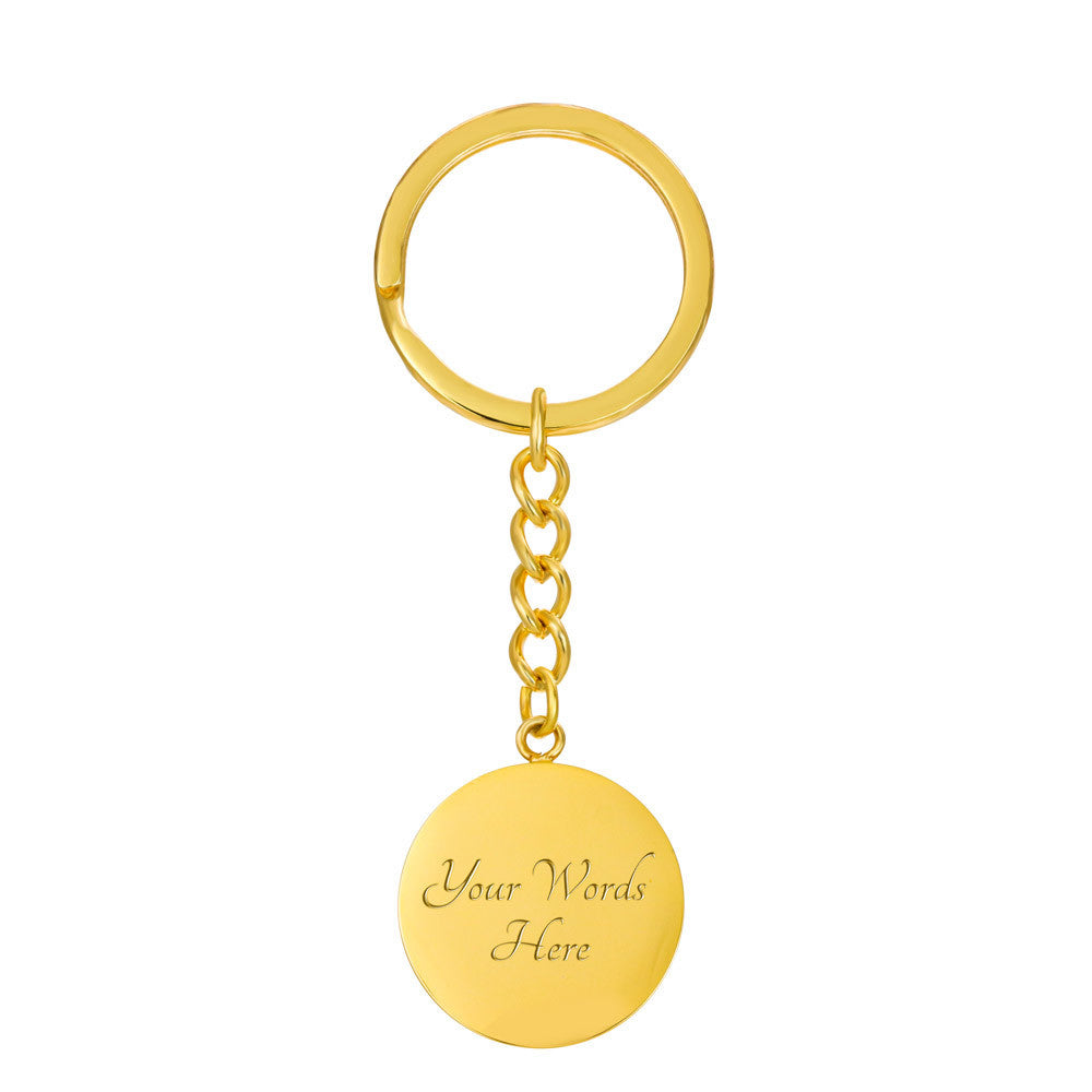 Personalized Tennis Mom or Player Name Keychain