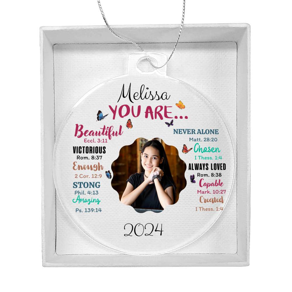 Personalized You Are Christmas Ornament