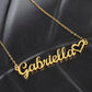 Personalized Ballerina Name Necklace with Heart  - Dance Gift-FashionFinds4U