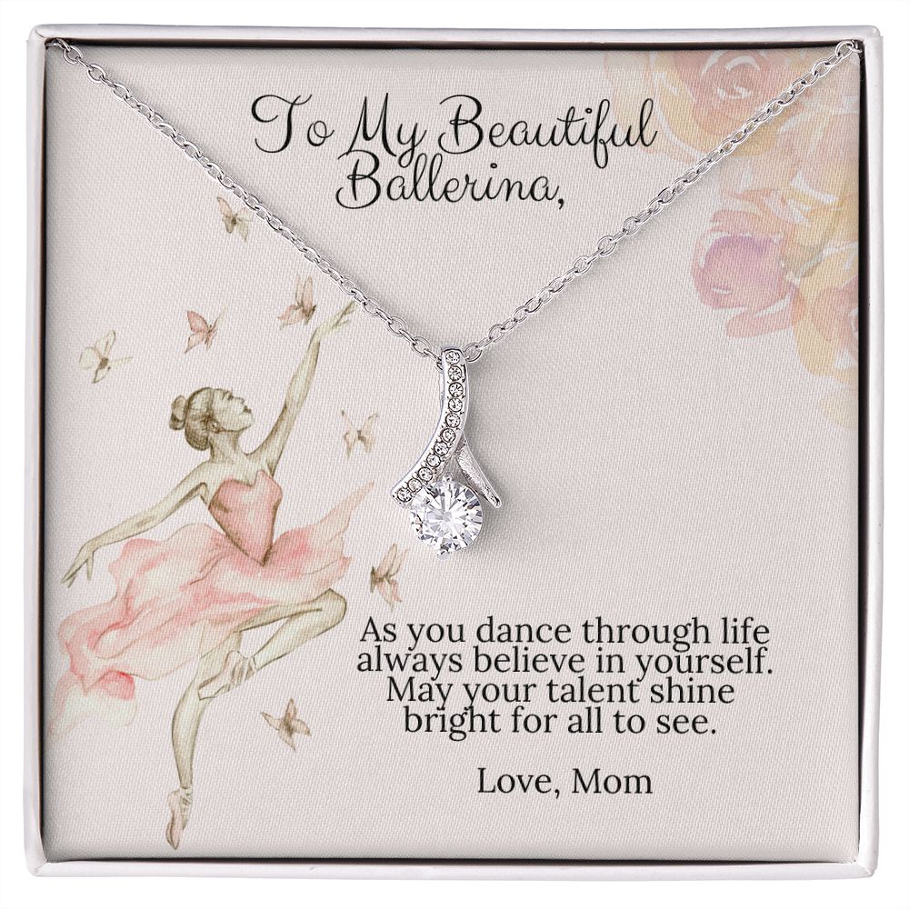 Ballerina Necklace - Dance Gift From Mom - Alluring Beauty-FashionFinds4U