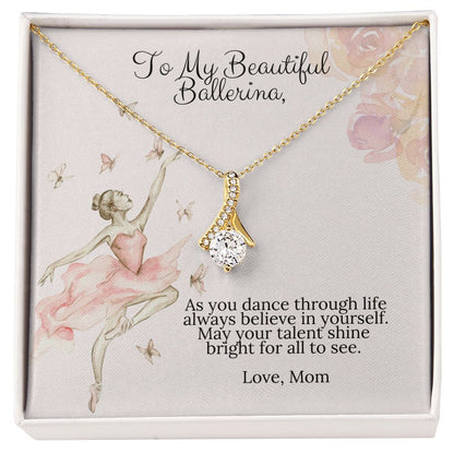 Ballerina Necklace - Dance Gift From Mom - Alluring Beauty-FashionFinds4U