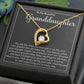 Beautiful Grandddaughter Precious Gift Heart Pendant Necklace-FashionFinds4U