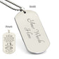 Best Dad Engraved Dog Tag Necklace-FashionFinds4U