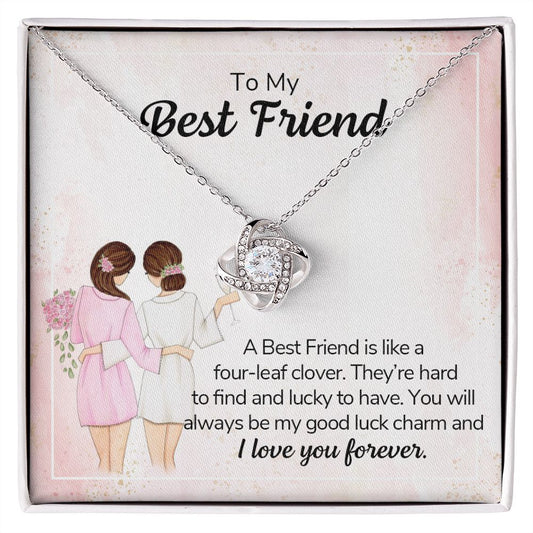Best Friend - Love Knot Necklace-FashionFinds4U