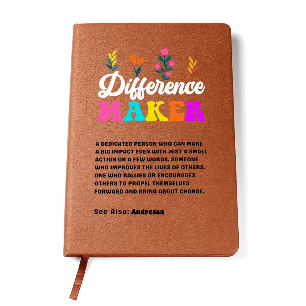 Difference Maker Personalized Journal