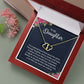 Daughter - A Special Bond - 10K Gold Diamond Infinity Hearts Necklace-FashionFinds4U