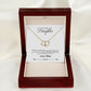 Daughter from Mom 10K Gold Diamond Infinity Hearts Necklace-FashionFinds4U