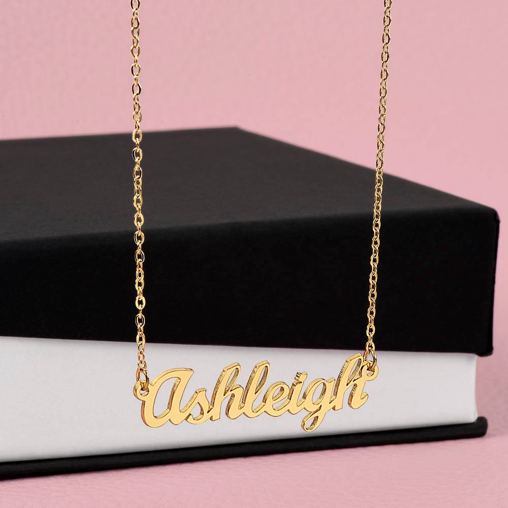 Daughter Never Forget That I Love You Name Necklace Christmas Gift-FashionFinds4U