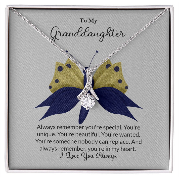To my Incredible GrandDaughter Necklace – MePlusThem