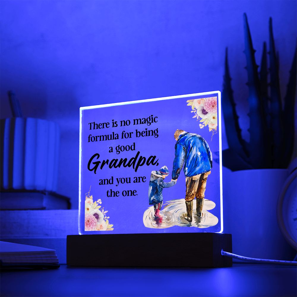 Grandpa Lighted RGB Acrylic Square-FashionFinds4U
