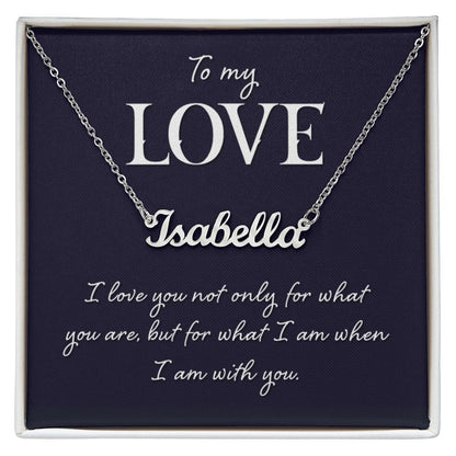 Love Personalized Name Necklace-FashionFinds4U