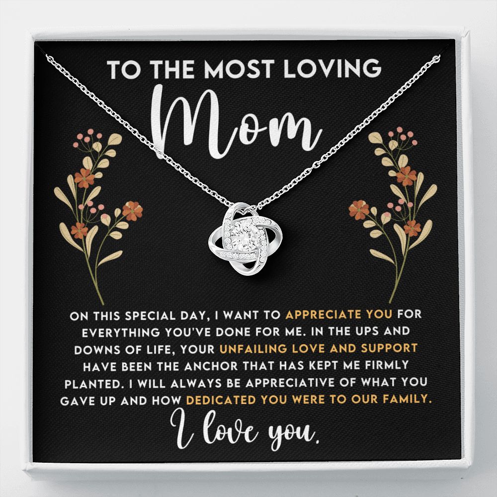 Loving Mom Love Knot Necklace-FashionFinds4U