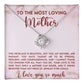 Loving Mother Love Knot Necklace-FashionFinds4U