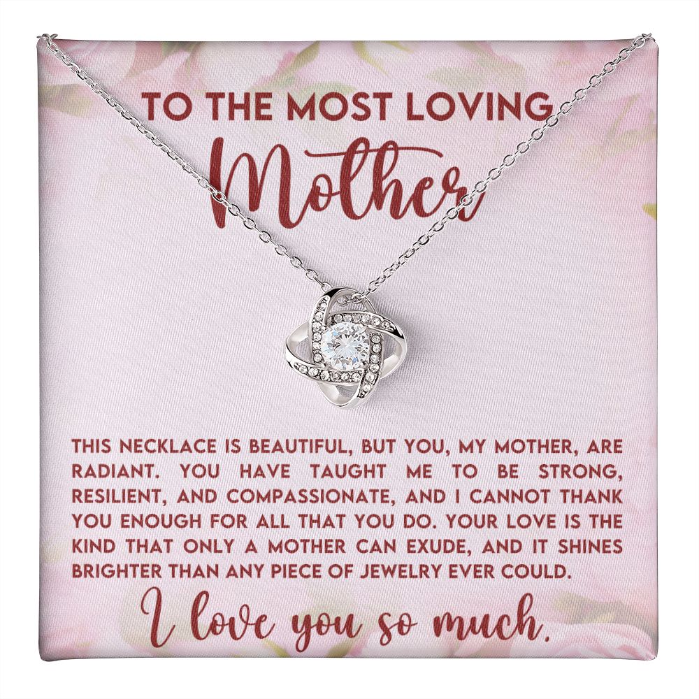 Loving Mother Love Knot Necklace-FashionFinds4U