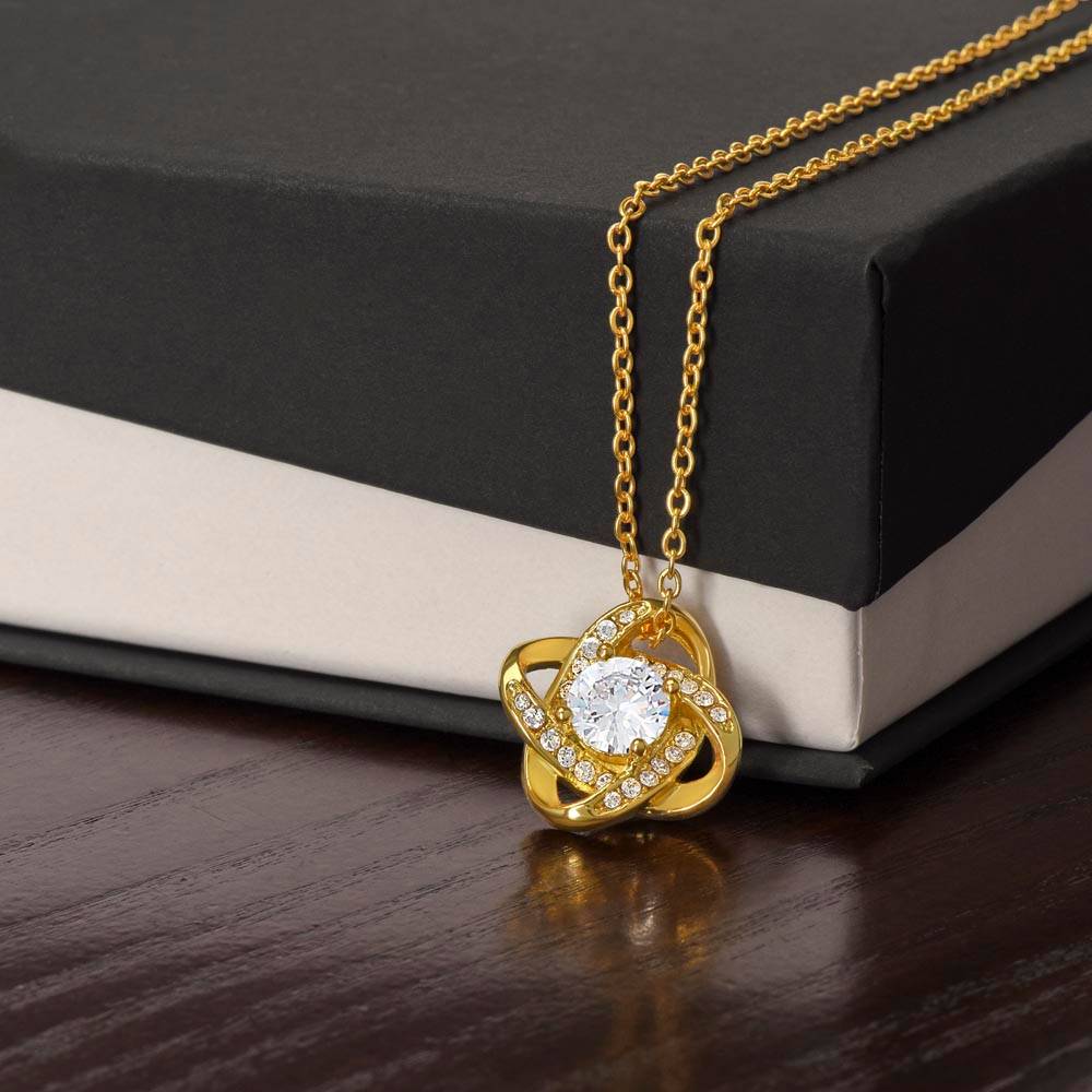 Loving Mother Love Knot Pendant Necklace Gift-FashionFinds4U