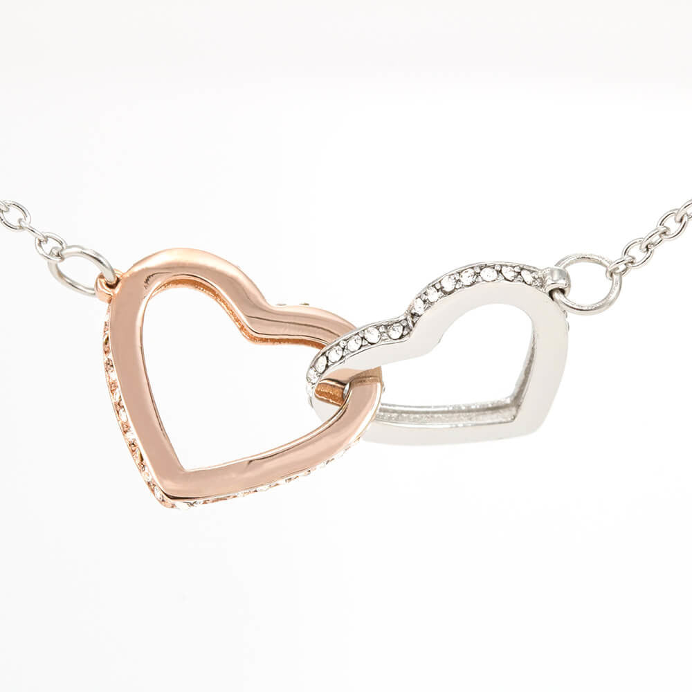 Mom Through Joys and Tears Interlocking Heart Necklace Gift-FashionFinds4U