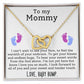 Mom To Be Pregnancy Baby Feet - Interlocking Hearts Necklace-FashionFinds4U