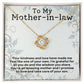 Mother In Law Love Knot Necklace-FashionFinds4U
