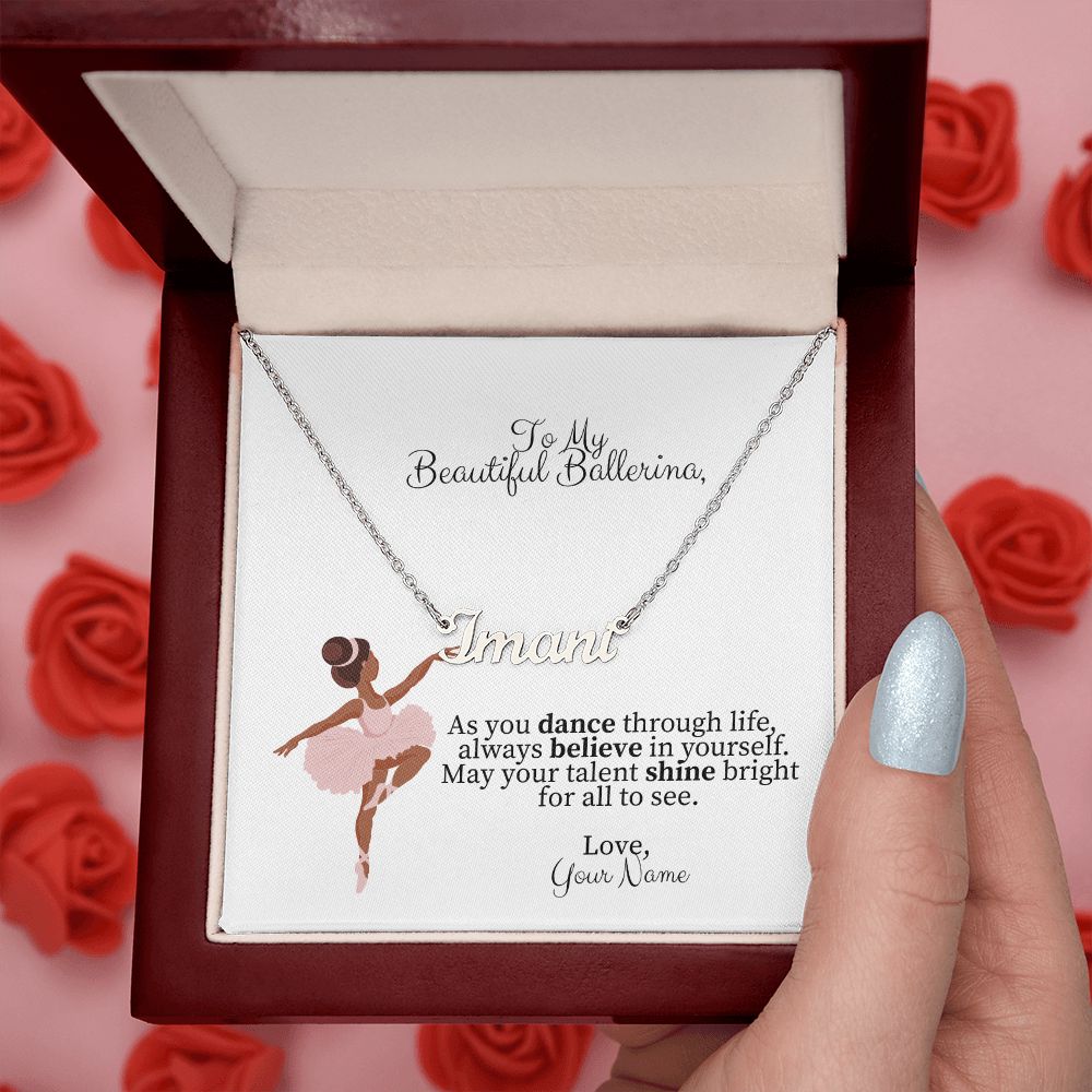 Personalized Dance Name Necklace-FashionFinds4U