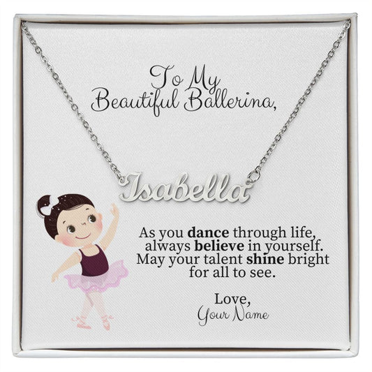 Personalized Dance Name Necklace-FashionFinds4U