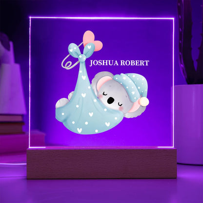 Personalized Koala Night Light for Nursery