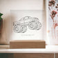 Personalized Monster Truck Kid's Night Light-FashionFinds4U