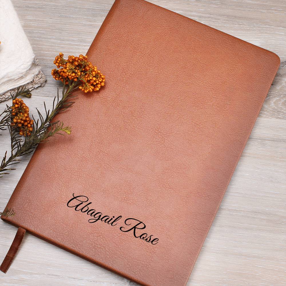 Personalized Name Leather Journal-FashionFinds4U