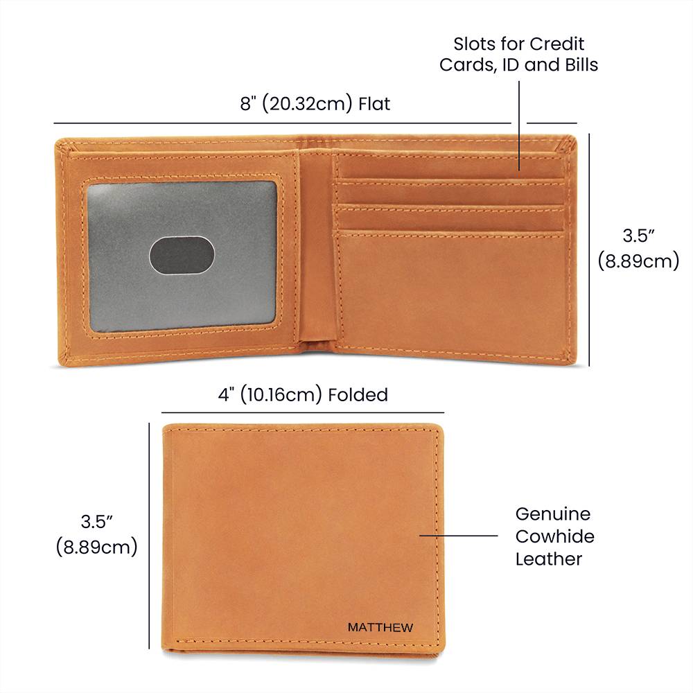 Personalized Name Leather Wallet-FashionFinds4U