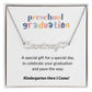 Personalized Preschool Graduation Name Necklace With Heart-FashionFinds4U