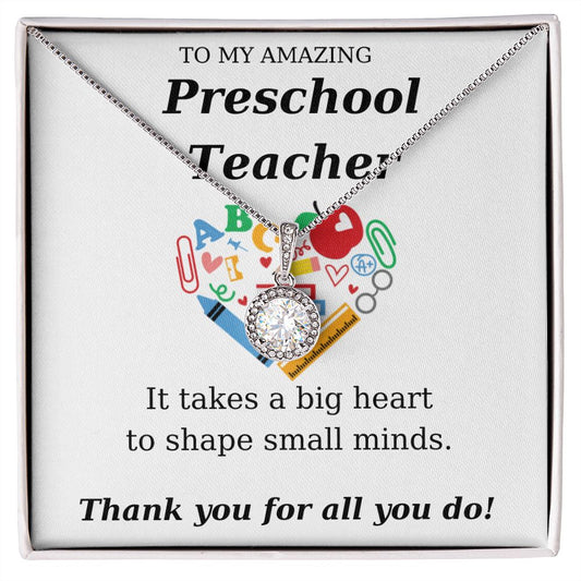 To My Amazing Preschool Teacher - Eternal Hope Necklace Gift-FashionFinds4U