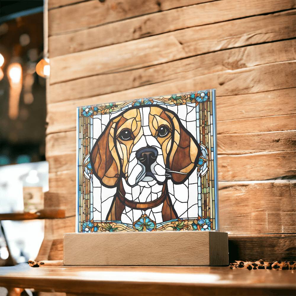 Bealge, Beagle Acrylic Picture, Beagle Dog Gifts, Beagle Lover Gift, Housewarming Gift for Pet Owner,  Birthday Gift, Beagle Christmas