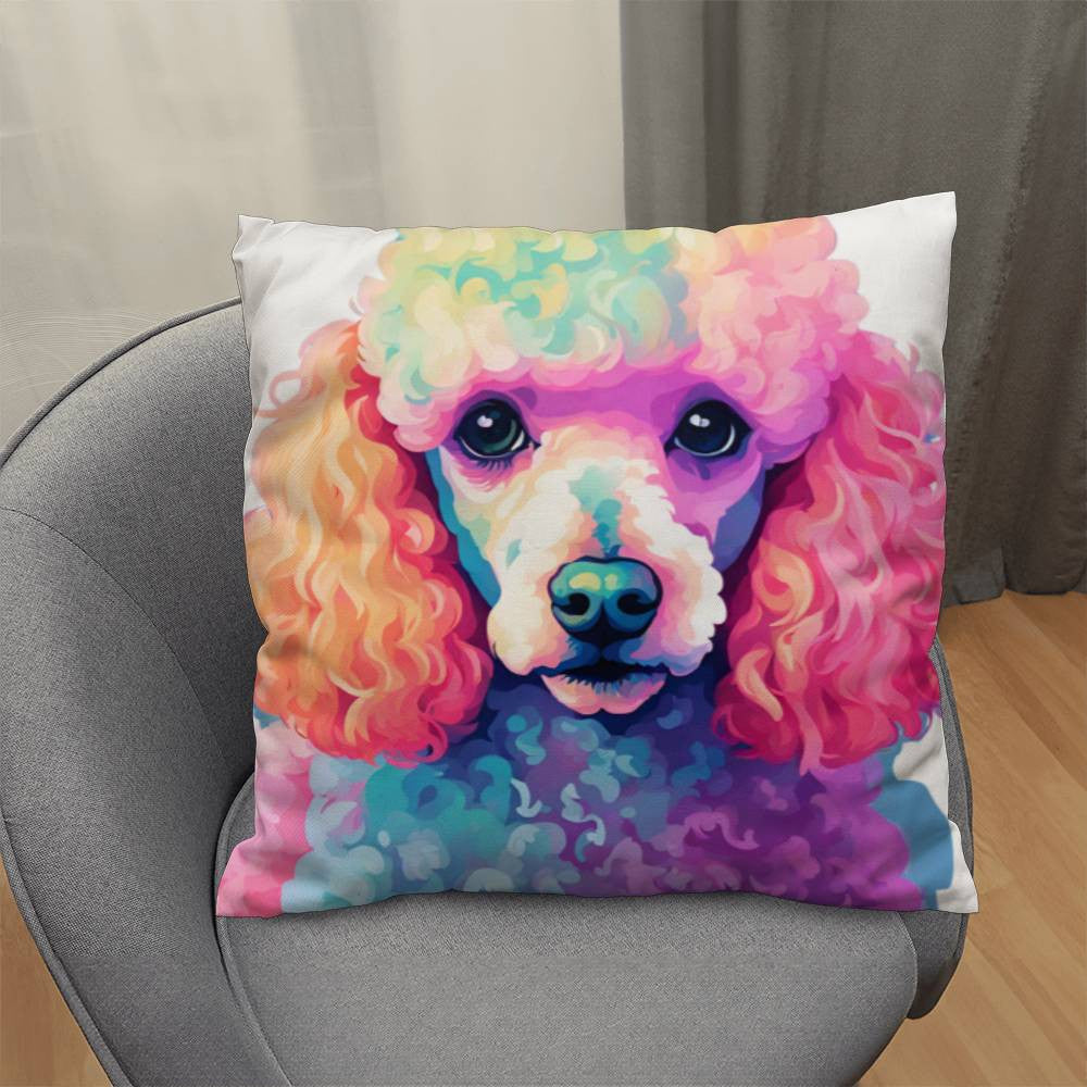 Poodle Paw Print Double Sided Classic Pillow in 5 Sizes