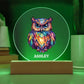 Custom Name Owl Night Light