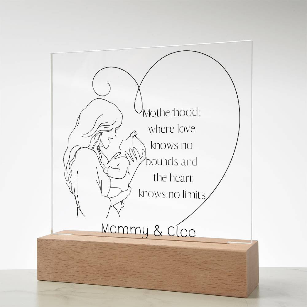 Acrylic Plaque for New Mom, Mother's Day Gift, 1st mothers day, first time mom gift, Mom Acrylic Plaque, 1st time mom,  1st Mothers Day Gifts