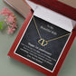 Wife - 1st Anniversary - 10K Gold Diamond Infinity Hearts Necklace-FashionFinds4U