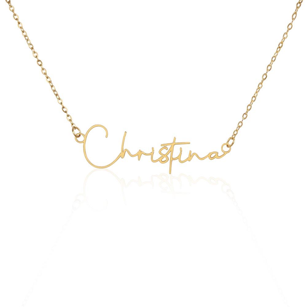 Signature Name Customized Necklace-FashionFinds4U