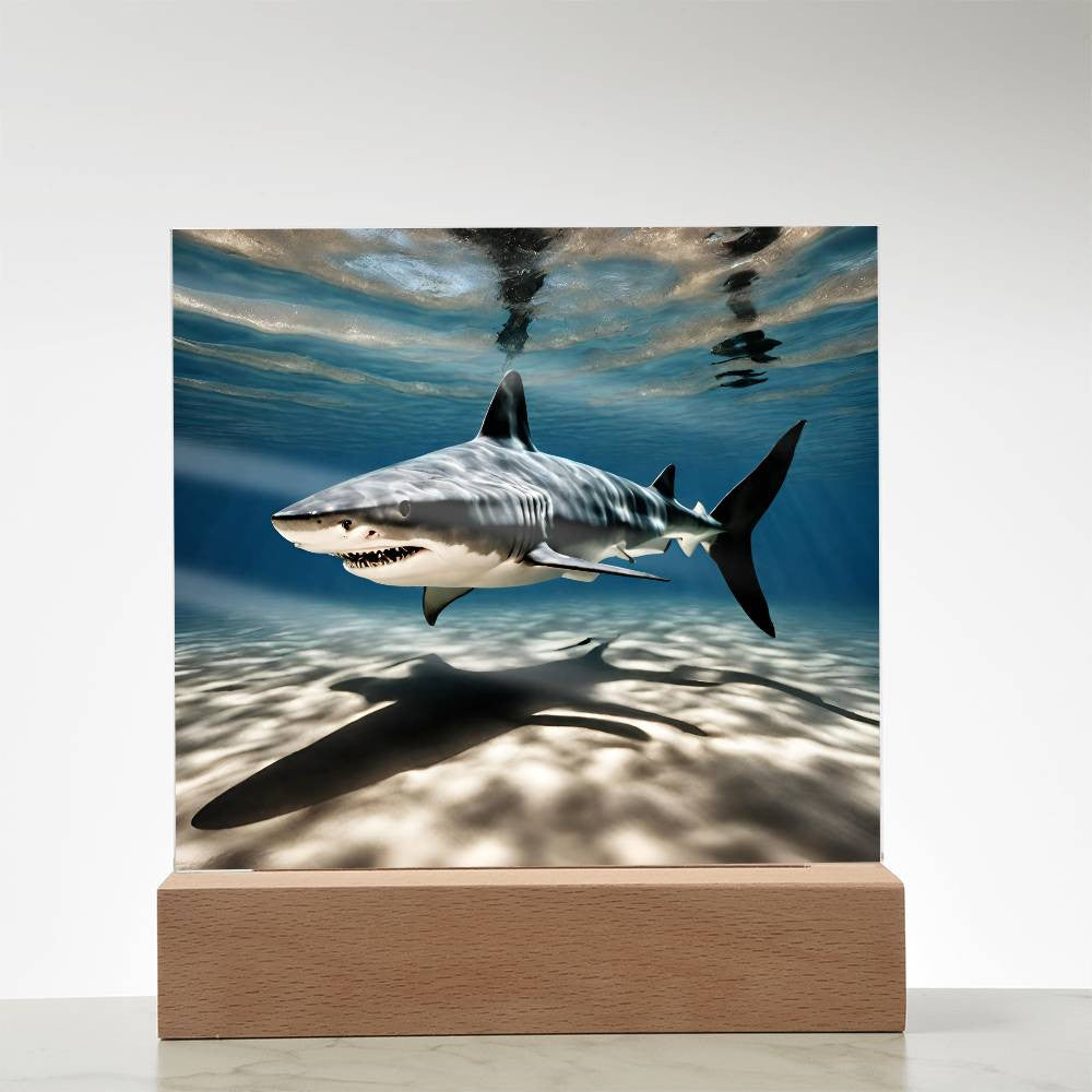 Shark Acrylic LED Plaque