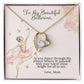 Ballerina Necklace - Dance Gift From Mom Forever Love Heart-FashionFinds4U