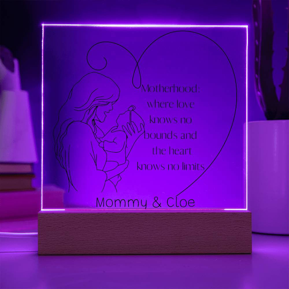 Acrylic Plaque for New Mom, Mother's Day Gift, 1st mothers day, first time mom gift, Mom Acrylic Plaque, 1st time mom,  1st Mothers Day Gifts