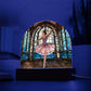 Ballerina Faux Stained Glass Acrylic Nightlight