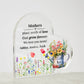 Mother Acrylic Heart Plaque Gift for Mom