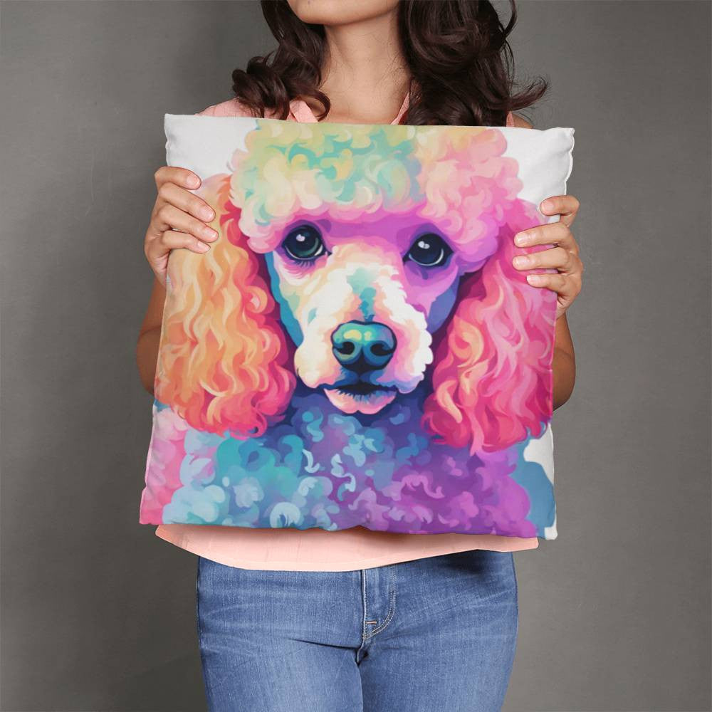 Poodle Paw Print Double Sided Classic Pillow in 5 Sizes