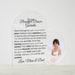 Personalized Ballerina Acrylic Heart Plaque Gift