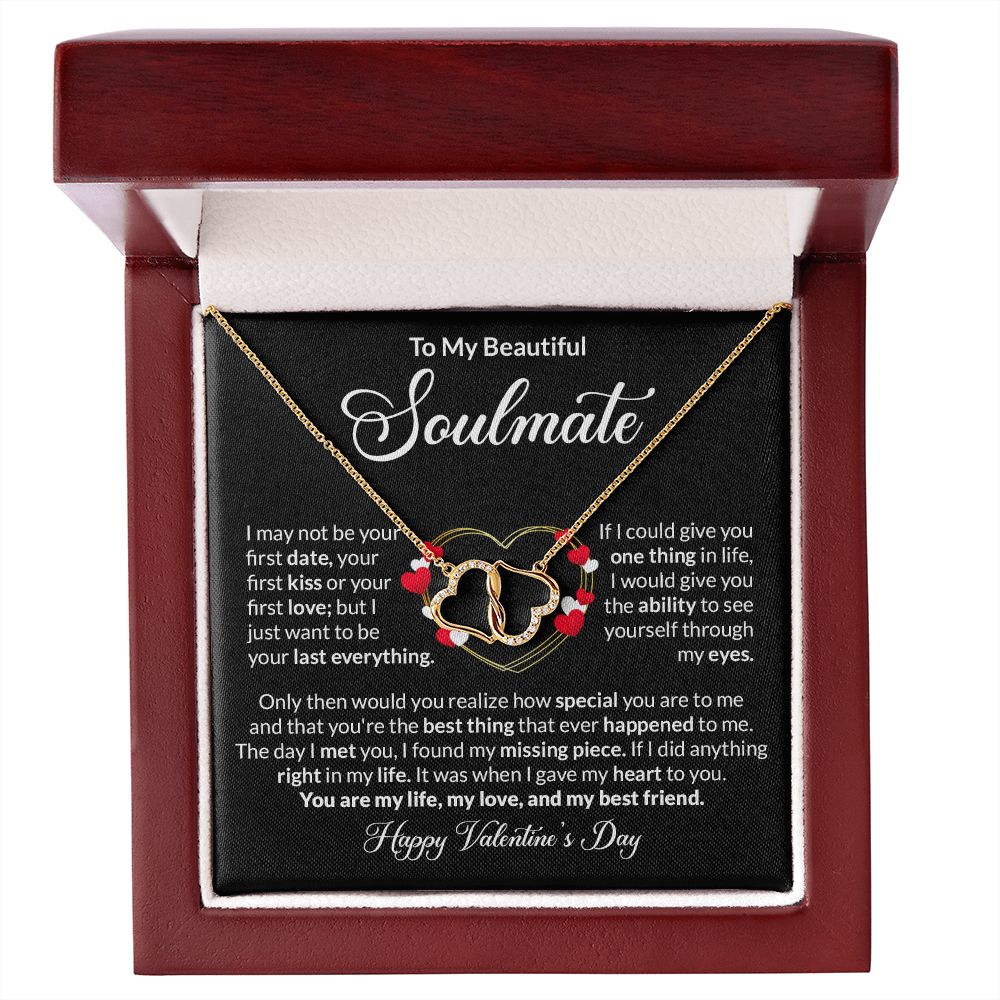 Soulmate Valentine's Day 10K Solid Gold Infinity Hearts with Diamonds-FashionFinds4U