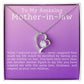 To My Amazing Mother In Law Forever Love Heart Necklace-FashionFinds4U