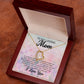 To My Loving Mom Forever Love Heart Necklace-FashionFinds4U