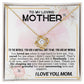 To My Loving Mother Love Knot Necklace-FashionFinds4U
