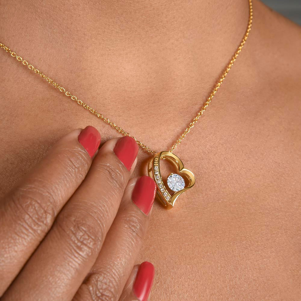 World's Greatest Mom - Forever Love Heart Necklace-FashionFinds4U